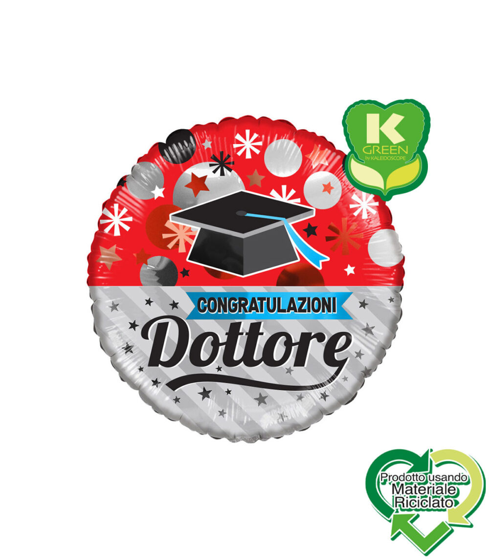 Mylar 45cm/18" Congratulazioni Dottore