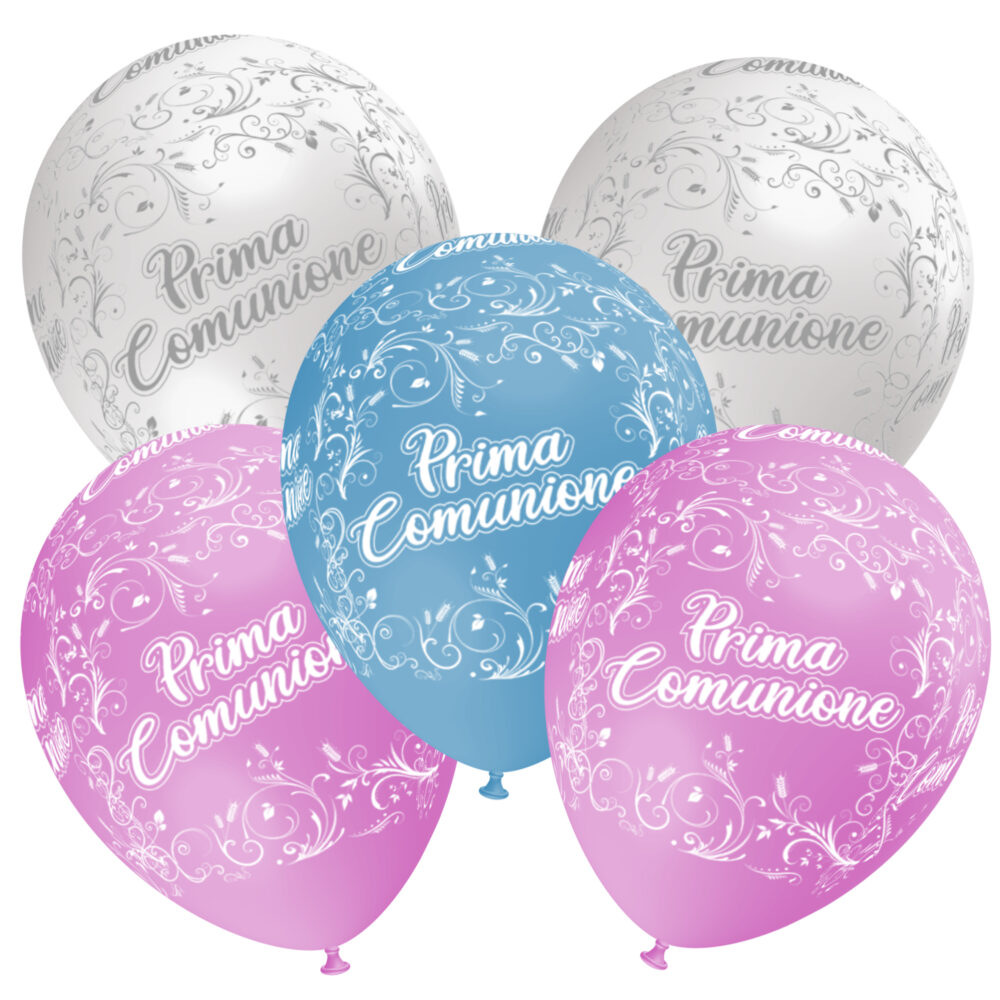 Palloncino 30cm/12" Prima Comunione Pastello