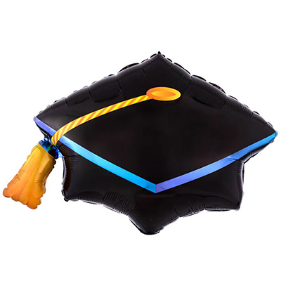 Mylar 78cm/31" Cappello Laurea