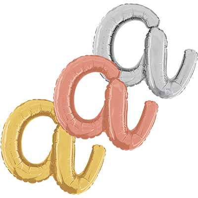Lettera "A" Corsivo Media 36cm