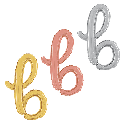 Lettera "B" Corsivo Media 36cm