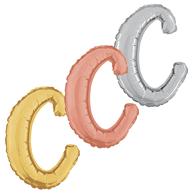 Lettera "C" Corsivo Media 36cm