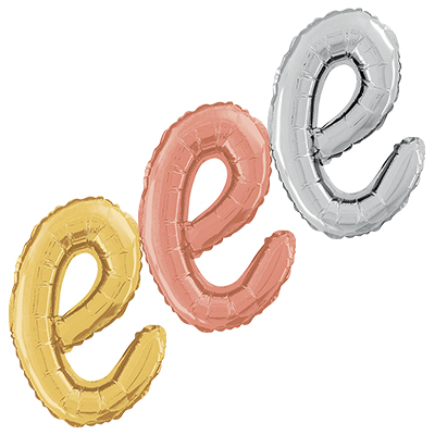 Lettera "E" Corsivo Media 36cm