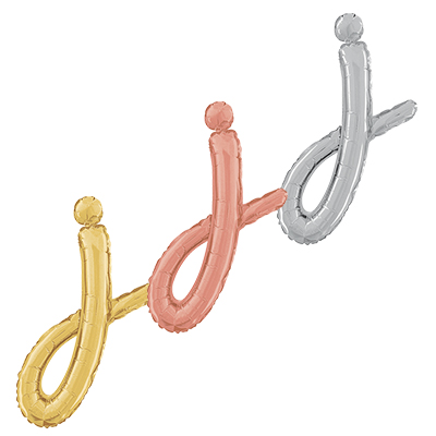 Lettera "J" Corsivo Media 36cm