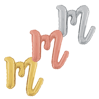 Lettera "M" Corsivo Media 36cm