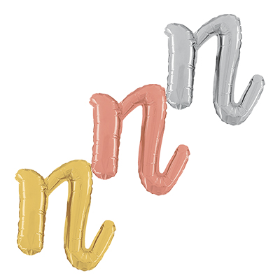 Lettera "N" Corsivo Media 36cm