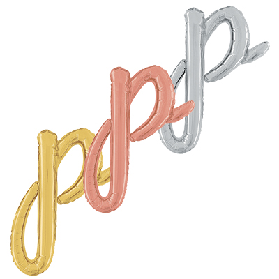 Lettera "P" Corsivo Media 36cm
