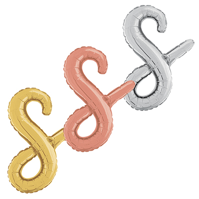 Lettera "S" Corsivo Media 36cm