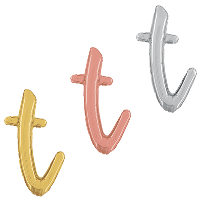 Lettera "T" Corsivo Media 36cm
