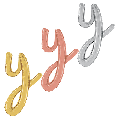 Lettera "Y" Corsivo Media 36cm