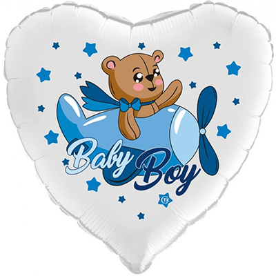 Mylar 45cm/18" Baby Boy Orsetto
