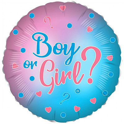 Mylar 45cm/18" Boy or Girl?