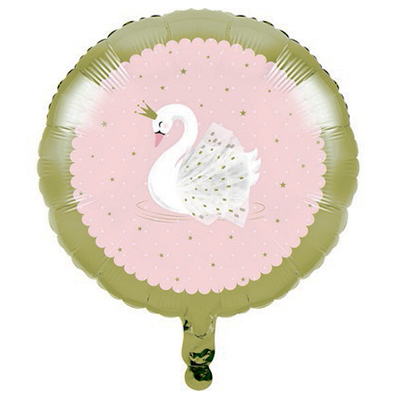 Mylar 45cm/18" Cigno Gold