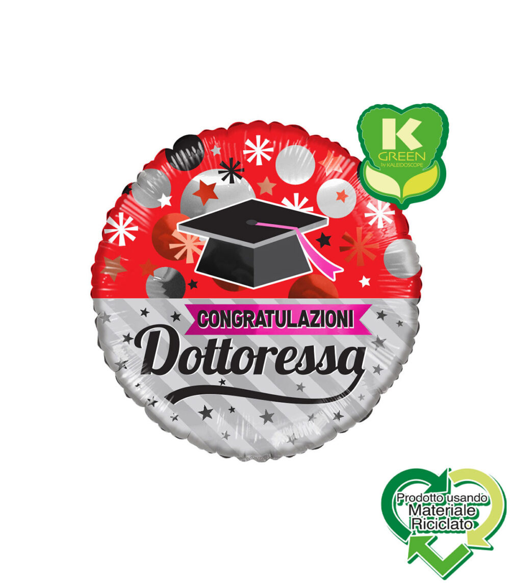 Mylar 45cm/18" Congratulazioni Dottoressa