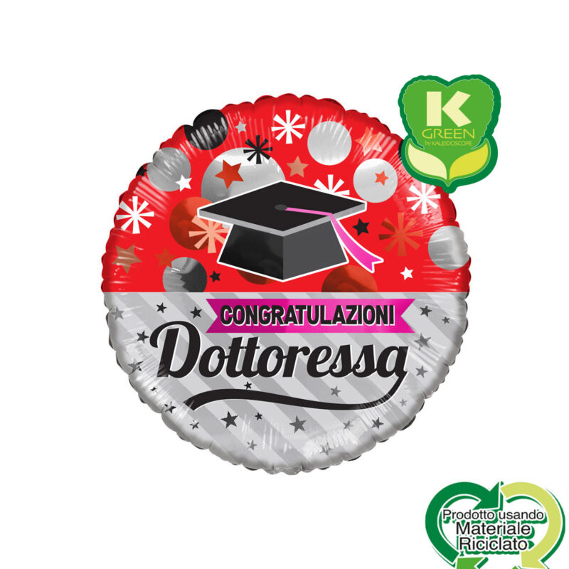 Mylar 45cm/18" Congratulazioni Dottoressa