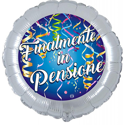 Mylar 45cm/18" Finalmente in Pensione