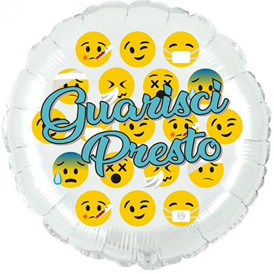 Mylar 45cm/18" Guarisci Presto Smile