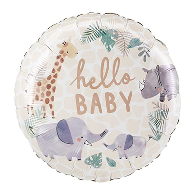 Mylar 45cm/18" Hello Baby Giungla
