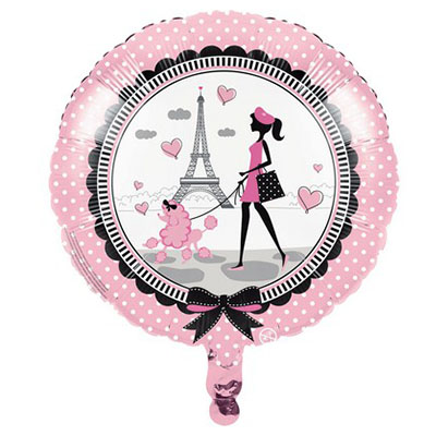 Mylar 45cm/18" Party Parigi