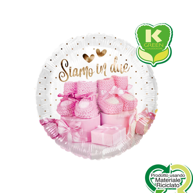 Mylar 45cm/18" Siamo in Due Rosa