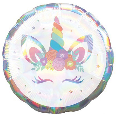 Mylar 45cm/18" Unicorno Iridescente