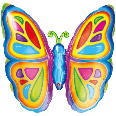 Mylar 63cm/24" Sagoma Farfalla