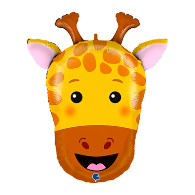 Mylar 61cm/24" Testa Giraffa