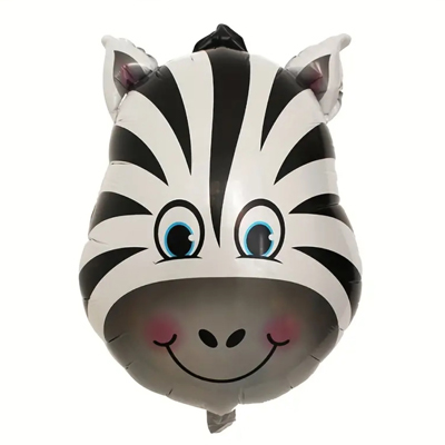 Mylar 65cm/25" Testa Zebra (Economico)