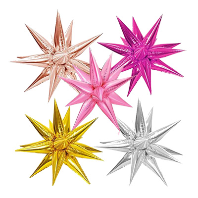 Mylar 66cm/26" Stelle 3D