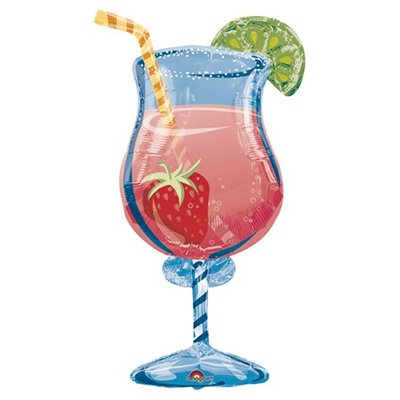 Mylar 89cm/35" Bicchiere Cocktail