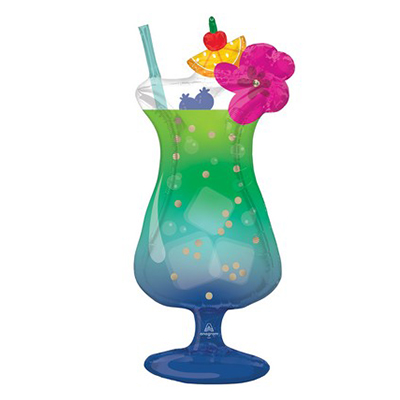 Mylar 96cm/36" Drink Tropical
