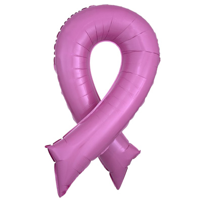 Mylar 91cm/36" Nastro Rosa
