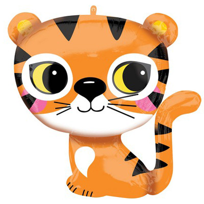 Mylar 83cm/36" Sagoma Tigre