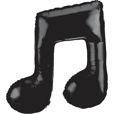Mylar 102cmX55cm/40" Nota Musicale