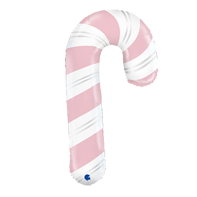 Mylar 104cm/41" Candy Cane Rosa e Bianco