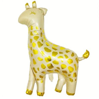 Mylar 116cm/46" Sagoma Giraffa Crema (Economico)