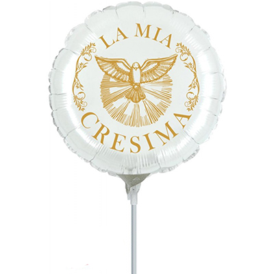 Mylar 20cm/9" La Mia Cresima Oro