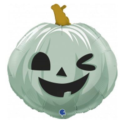Mylar 56cm/22" Zucca Divertente Verde