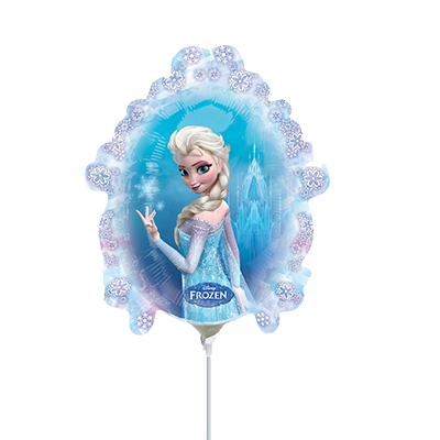 Mylar 27cm11" Specchio Frozen Anna ed Elsa