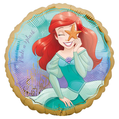 Mylar 45cm/18" Ariel Gold