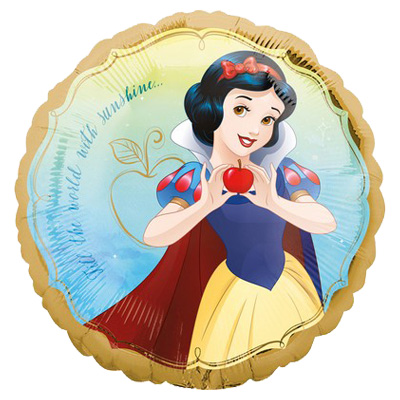 Mylar 45cm/18" Biancaneve Gold