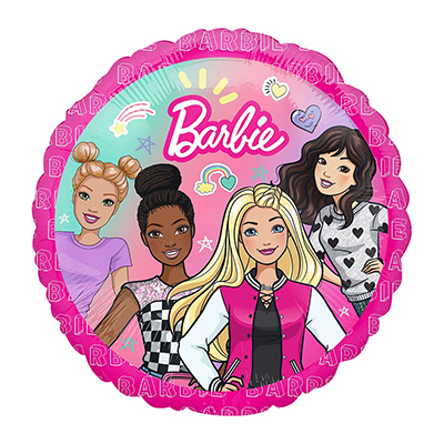 Mylar 45cm/18" Barbie and Friends