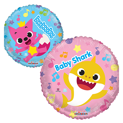 Mylar 45cm/18" Baby Shark Pink