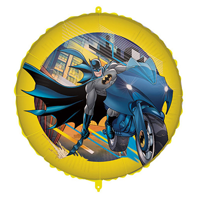 Mylar 45cm/18" Batman con Pesetto e Nastrino