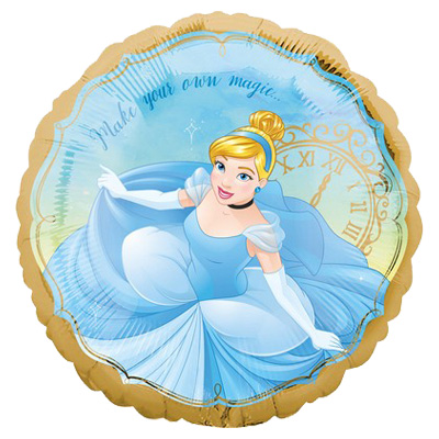 Mylar 45cm/18" Cenerentola Gold