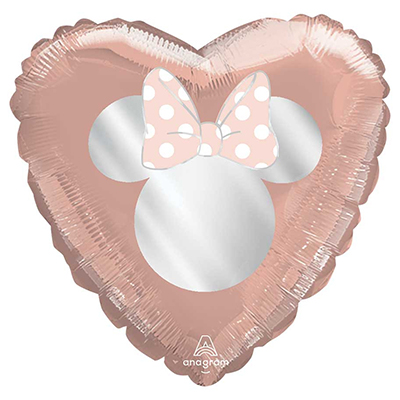 Mylar 45cm/18" Minnie Party Rose Gold