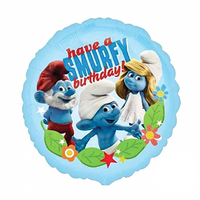 Mylar 45cm/18" Puffi Birthday