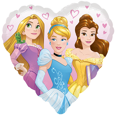 Mylar 45cm/18" Principesse Cuore