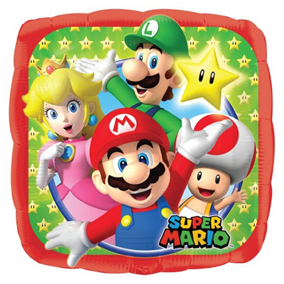 Mylar 45cm/18" Super Mario Bros