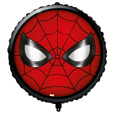 Mylar 45cm/18" Spiderman Viso con Pesetto e Nastrino